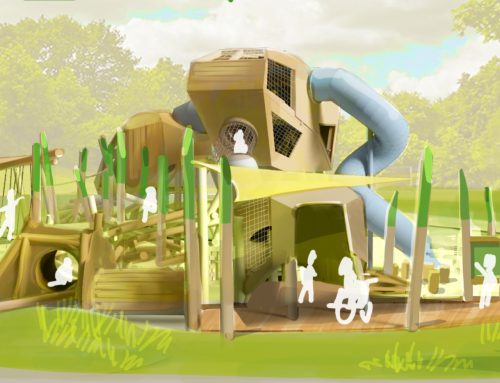 Rennbahn, Römer und Kaninchen: Große Spielanlagen für den Park